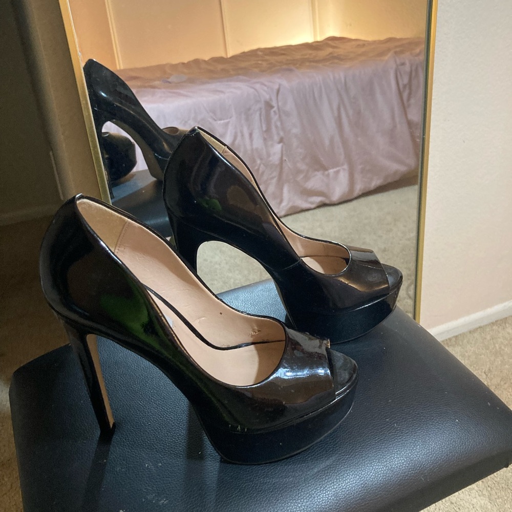 Sexy high heels black comfortable
